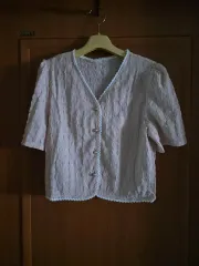 新品 ショルダー パフ 涼しい ジャケットのように カーディガン