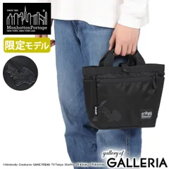 【日本正規品】 マンハッタンポーテージブラックレーベル トートバッグ メンズ レディース Manhattan Portage BLACK LABEL A5 SUNSET PARK TOTE TWL POKEMON MP1358TWLBLPKMN Black