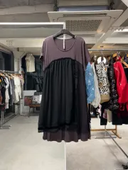 sunaokuwahara フリル レイヤード ワンピース