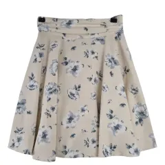 MAJESTIC LEGON フラワー パターン ミニスカート S