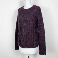 トミーヒルフィガー/ラウンド ウール ニット レディース Sサイズ 85 55/ラデン