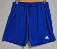 実寸 L （ 100 ） adidas(アディダス) 青 機能性 ハーフパンツ