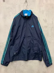 adidas アディダス JD2027 CLIME PROOF トラック ジャケット sizeL/紺 ■■ メンズ