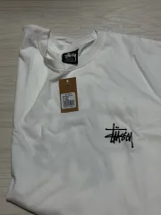 新品 /不良品 STUSSY(ステューシー) ベーシック Tシャツ 白 L