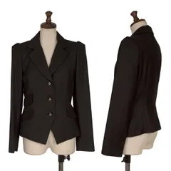 ヴィヴィアンウエストウッド レッドレーベルVivienne Westwood Red Label ウールスペンサージャケット 黒2のサムネイル