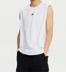 ニューバランス ノースリーブTシャツ ブラック/ホワイト 新品