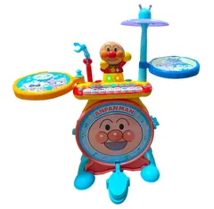 【ジャンク】アンパンマン ノリノリライブ♪ BIG電子ドラム&キーボード