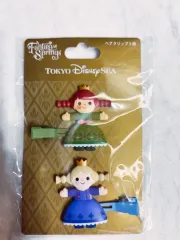 (東京ディズニーシー新作)(新品)ファンタジースプリングス アナと雪の女王 エルサ＆アナ ヘアクリップセット