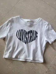 ハート クロップド 半袖T