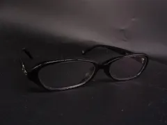 ChristianDior クリスチャンディオール 52□15-135 度入り 眼鏡 メガネ ブラック系×クリア DM0694
