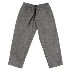 トリココムデギャルソンtricot COMME des GARCONS ウールパピートゥース裾ジップパンツ 黒白M位のサムネイル