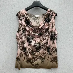 105 Calvin Klein(カルバ・ンクライン) レディース ノースリーブ シルキー