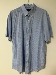 POLO RALPH LAUREN ポロラルフローレン ギンガムチェック 半袖 シャツ L