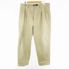 ポロ バイ ラルフローレン Polo by Ralph Lauren 90s 33 2タック チノパン トラウザーズ アンドリュー パンツ ポロ チノ ベージュ コットン ボトムス ヴィンテージ オールド