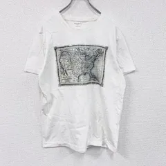 古着 used　BANANA REPUBLIC　バナナリパブリック　バナリパ　半袖プリントTシャツ　白　ホワイト　Lサイズ