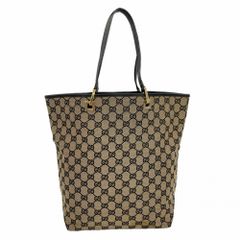グッチ(Gucci) グッチ トートバッグ GGキャンバス 002 1098 キャンバス ブラウン ブラック レディース