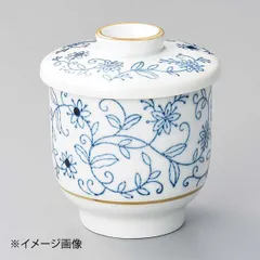 【新品】花唐草むし碗