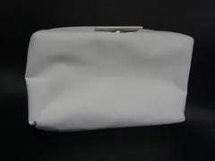 ■美品■ BVLGARI ブルガリ ナイロンキャンバス ポーチ 小物入れ マルチケース  ホワイト系 DM0777