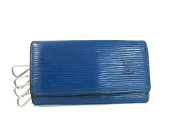 LOUIS VUITTON ルイヴィトン M63825 エピ ミュルティクレ4 4連 キーケース 鍵入れ メンズ レディース ブルー系 DM2868