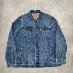 LEVI'S デニムジャケット 3rd XXL メキシコ製　ストレッチ　トラッカージャケット　リーバイス　Gジャン　【0289】