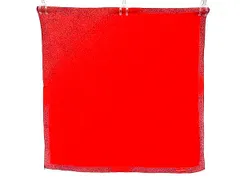 ■美品■ ISSEY MIYAKE イッセイミヤケ シルク100% スカーフ ストール レディース メンズ レッド系×マルチカラー DM3311のサムネイル