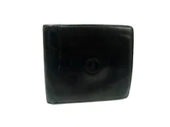 GUCCI グッチ レザー 二つ折り 財布 ウォレット 札入れ レディース メンズ ブラック系 DM2918