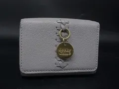 SeeByChloe シーバイクロエ レザー 三つ折り 財布 ウォレット ミニ財布 札入れ 小銭入れ グレー系 DM4111のサムネイル