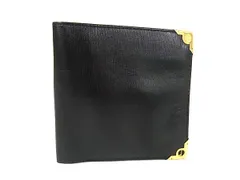 dunhill ダンヒル ロンドン レザー 二つ折り 財布 ウォレット 札入れ メンズ ブラック系 DM4078