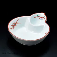 【新品】赤絵武蔵野ひさご型鉢