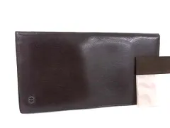 ■美品■ dunhill ダンヒル レザー 二つ折り 長財布 ウォレット 札入れ メンズ ブラウン系 DM4182