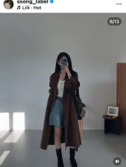 ソンラベル BASKIN ROBBINS BR コート アダム (ディープブラウン)