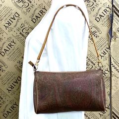 美品 エトロ ペイズリー柄リュック・バックパック パープル - メルカリ