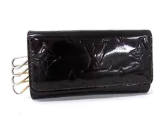 LOUIS VUITTON ルイヴィトン M93517 モノグラムヴェルニ ミュルティクレ4 4連 キーケース 鍵入れ アマラント ボルドー系 DM5542