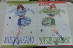 【TAKA80-66】◇映画 五等分の花嫁 きゃらっとくじ 『~FIVE Cheerleader~』B2タペストリー 中野美玖 + 中野四葉