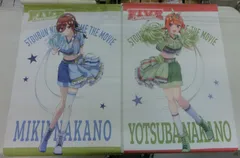 【TAKA80-66】◇映画 五等分の花嫁 きゃらっとくじ 『～FIVE Cheerleader～』B2タペストリー 中野美玖 ＋ 中野四葉