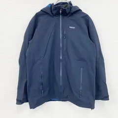 古着 used　patagonia　パタゴニア　ウインドスウィープジャケット　フルジップナイロンジャケット　紺　ネイビー　