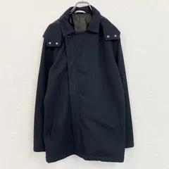 古着 used　renoma HOMME　レノマオム　フーデッドコート　比翼仕立て　紺　ネイビー　Lサイズのサムネイル