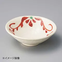 【新品】染付赤絵葉紋平小鉢
