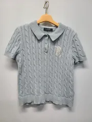POLO RALPH LAUREN(ポロラルフローレン) ブラックレーベル ケーブル ニット 半袖 s