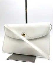 Christian Dior　ディオール　ショルダーバッグ　内部ハニカム柄　クロスボディ　PVC　ホワイト系　1306のサムネイル