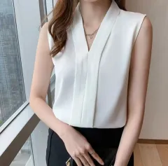 1 ＋ ノースリーブ ブラウス インナーウェア 毛羽