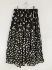 earth music&ecology アースミュージックアンドエコロジー ロングスカート F ブラック