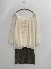 CELE GOSSIP ワンピース M アイボリー