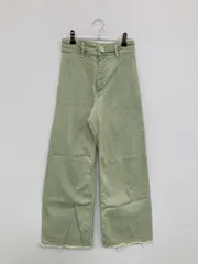 ZARA ザラ デニムパンツ EUR 34 ライトグリーン