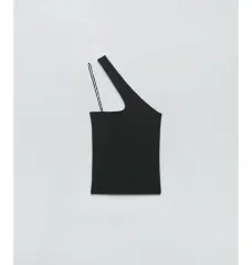 ZARA(ザラ) アシンメトリー ノースリーブ トップス