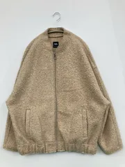 ZARA ザラ ノーカラージャケット EUR XS-S ベージュ