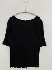 Tシャツ/カットソー M  バスト79～87  身長154～162 ブラック