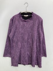 Tシャツ/カットソー M〜L パープル