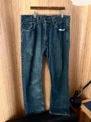 W36 L32 リーバイス505 デニムパンツ/5