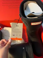 HUNTER(ハンター) レインブーツ 黒 UK6 着用回数 1 回